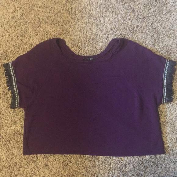 Copper Key Crop Top - Picture 1 of 4